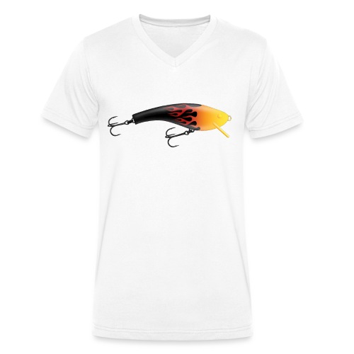 Poisson flames - T-shirt bio col V Stanley/Stella Homme