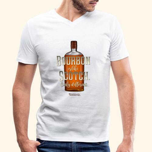 Bourbon Whiskey - Stanley/Stella Männer Bio-T-Shirt mit V-Ausschnitt
