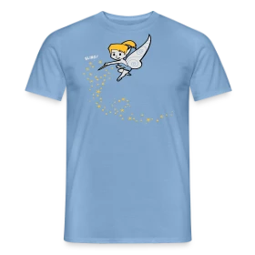 Maquette de T-shirt homme « Fée Céleste » à imprimer et personnaliser