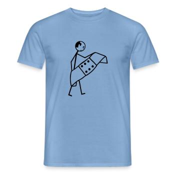 Sanitäter Rettungsassistent Arzt - Männer T-Shirt - Carolina Blue - Vorne - AI Model Male 178 light (178cm)
