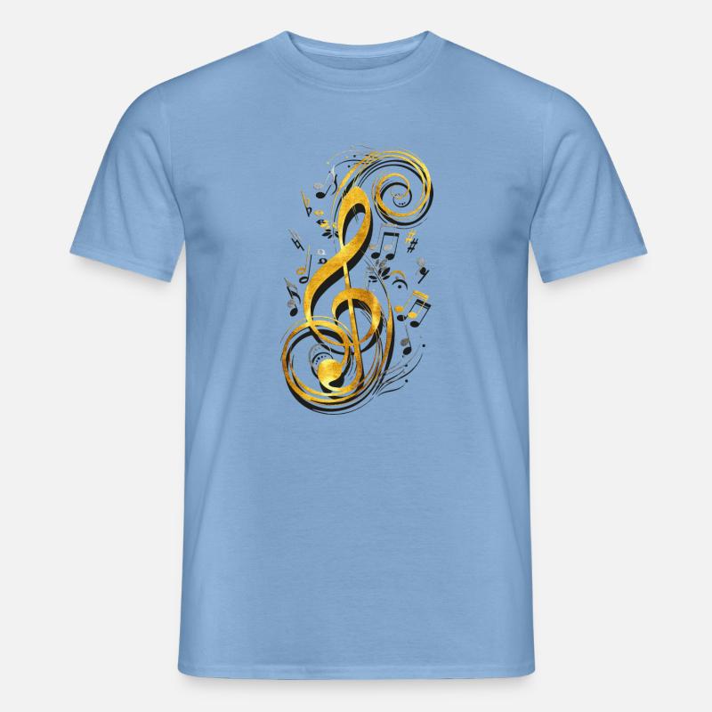 Music Note - Music Key - Note Key - Note - Men’s T-shirt - carolina blue