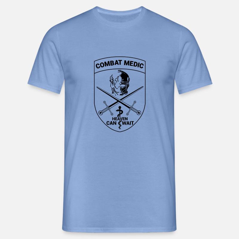 CM Patch final2b leer svg - Männer T-Shirt - Carolina Blue