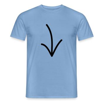 Das Kind bin ich! - Männer T-Shirt - Carolina Blue - Vorne - AI Model Male 178 light (178cm)
