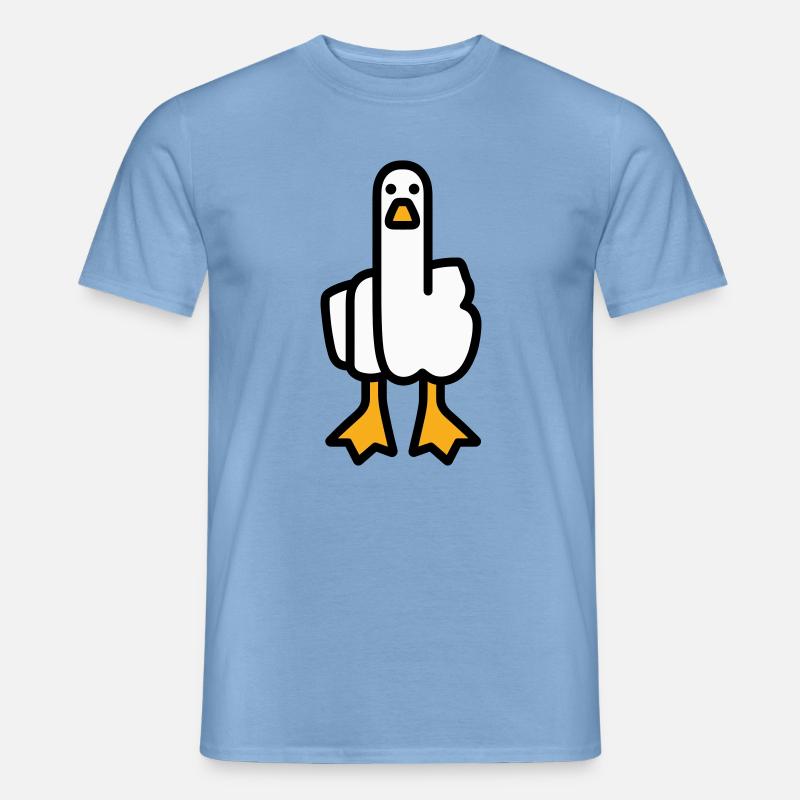 Statement Gans - Mænd T-shirt - carolina blue