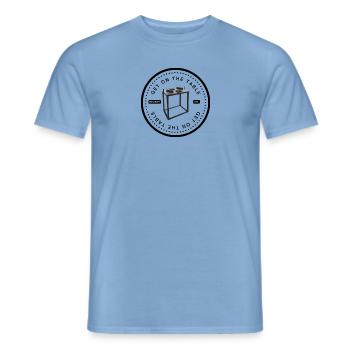 Get on the table - Männer T-Shirt - Carolina Blue - Vorne - AI Model Male 178 light (178cm)