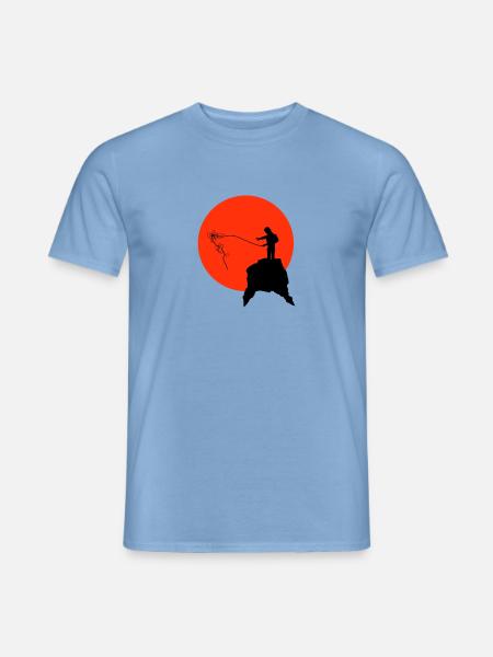 Gipfel Aussicht - Männer T-Shirt - Carolina Blue