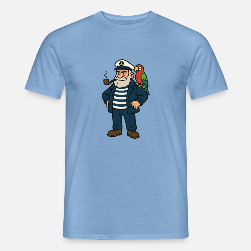 seemann comic - Mænd T-shirt - carolina blue