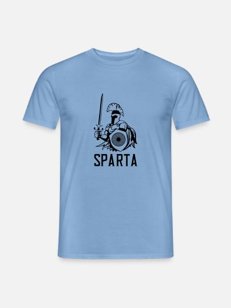 sparta - Männer T-Shirt - Carolina Blue