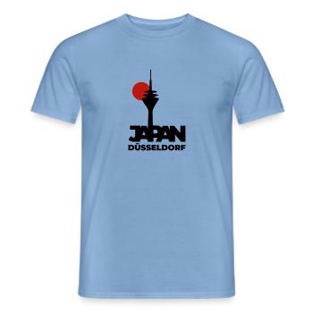 Le Japon se rend à Düsseldorf - T-shirt homme - carolina blue - Devant - AI Model Male 178 light (178cm)