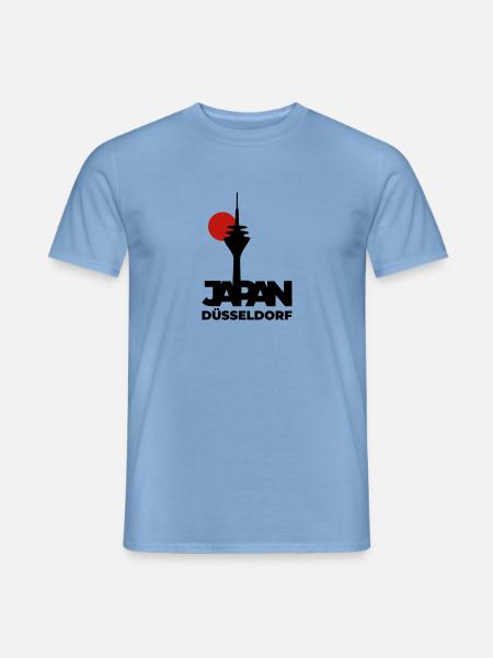 Japan goes Düsseldorf - Männer T-Shirt - Carolina Blue