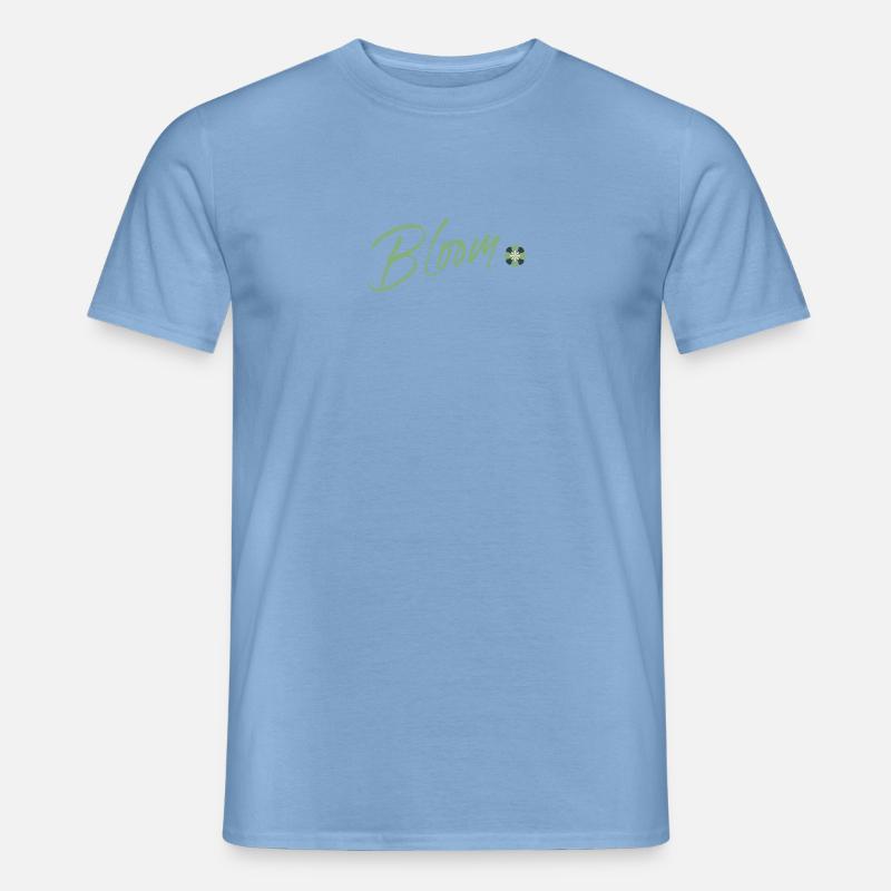 Blühen - Männer T-Shirt - Carolina Blue