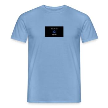 Nie Wieder ist Jetzt - Männer T-Shirt - Carolina Blue - Vorne - AI Model Male 178 light (178cm)