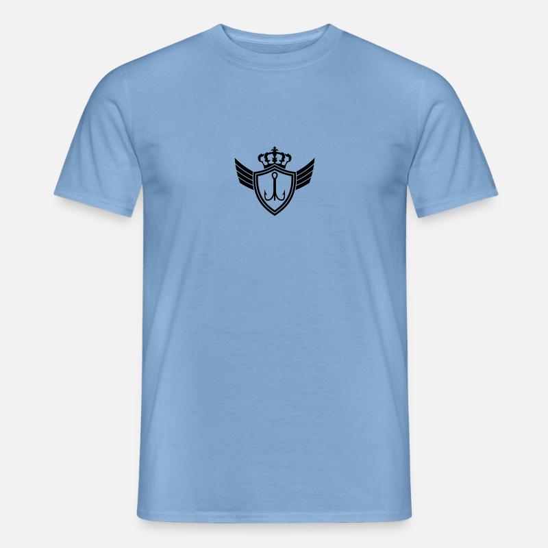 Fishhook Blazon - T-shirt homme - carolina blue