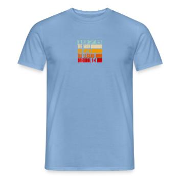 1978 L'homme Mythe Légende - Men's T-Shirt - carolina blue - Front - AI Model Male 178 light (178cm)