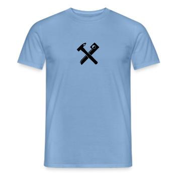 Alpiniste - T-shirt homme - carolina blue - Devant - AI Model Male 178 light (178cm)