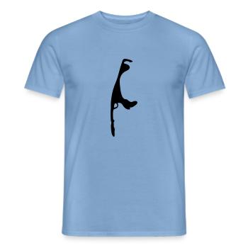 insel sylt - Männer T-Shirt - Carolina Blue - Vorne - AI Model Male 178 light (178cm)