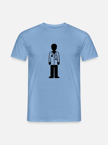 Doktor Arzt - Männer T-Shirt - Carolina Blue