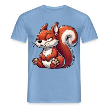 Squirrel Squirrel Squirrel Lover Rodent - Men's T-Shirt - carolina blue - Front - AI Model Male 178 light (178cm)