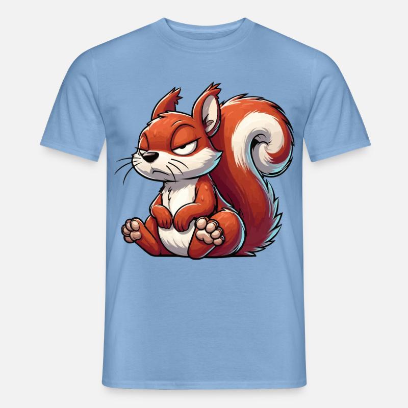 Eichhörnchen Eichhorn Eichhörnchenliebhaber Nager - Männer T-Shirt - Carolina Blue