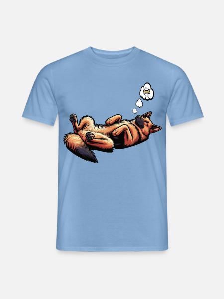 Deutscher Schäferhund Schäferhunde Schäferhunde - Männer T-Shirt - Carolina Blue
