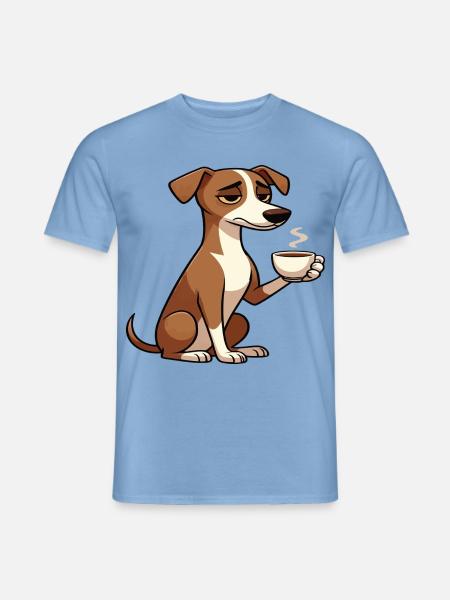 Whippet Windhund Whippets Windhundbesitzer - Männer T-Shirt - Carolina Blue