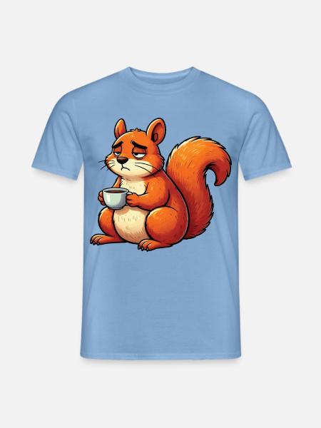 Eichhörnchen Eichhorn Eichhörnchenliebhaber Nager - Männer T-Shirt - Carolina Blue