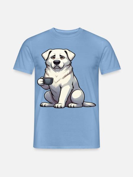 Weißer Schäferhund Schäferhund Schäferhunde - Männer T-Shirt - Carolina Blue