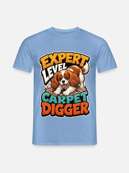 Kavallerier King Charles Spaniel - Männer T-Shirt - Carolina Blue