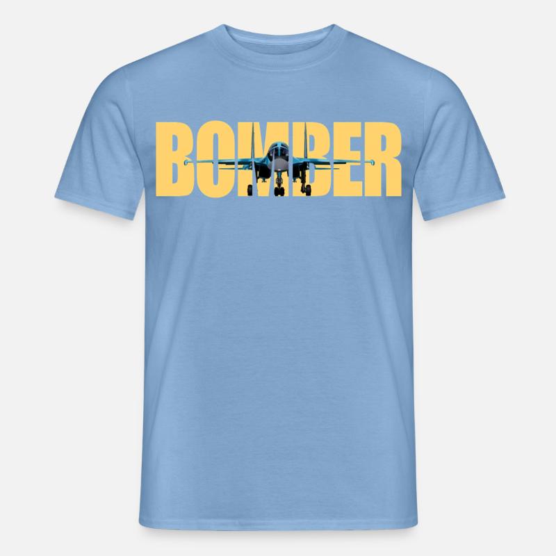 Bomber Su-34 - Männer T-Shirt - Carolina Blue