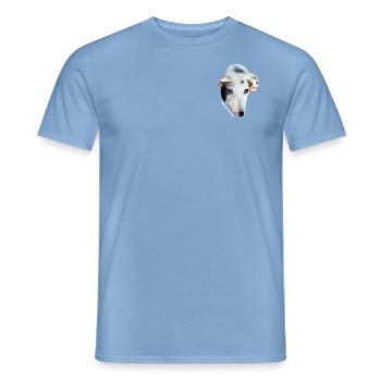 #equal #vegan - Männer T-Shirt - Carolina Blue - Vorne - AI Model Male 178 light (178cm)
