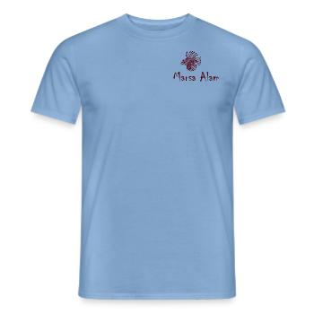 Marsa Alam - Égypte - avec poisson-lion - T-shirt homme - carolina blue - Devant - AI Model Male 178 light (178cm)
