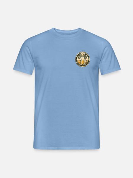 Wiesen Biergarten Bier - Männer T-Shirt - Carolina Blue