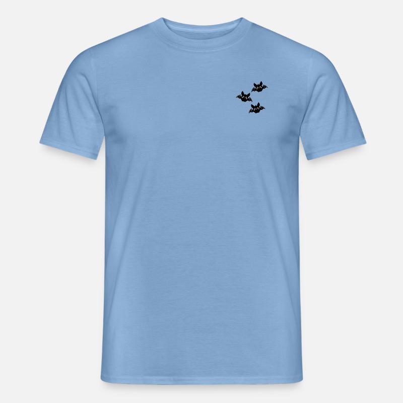 Fledermäuse - Männer T-Shirt - Carolina Blue