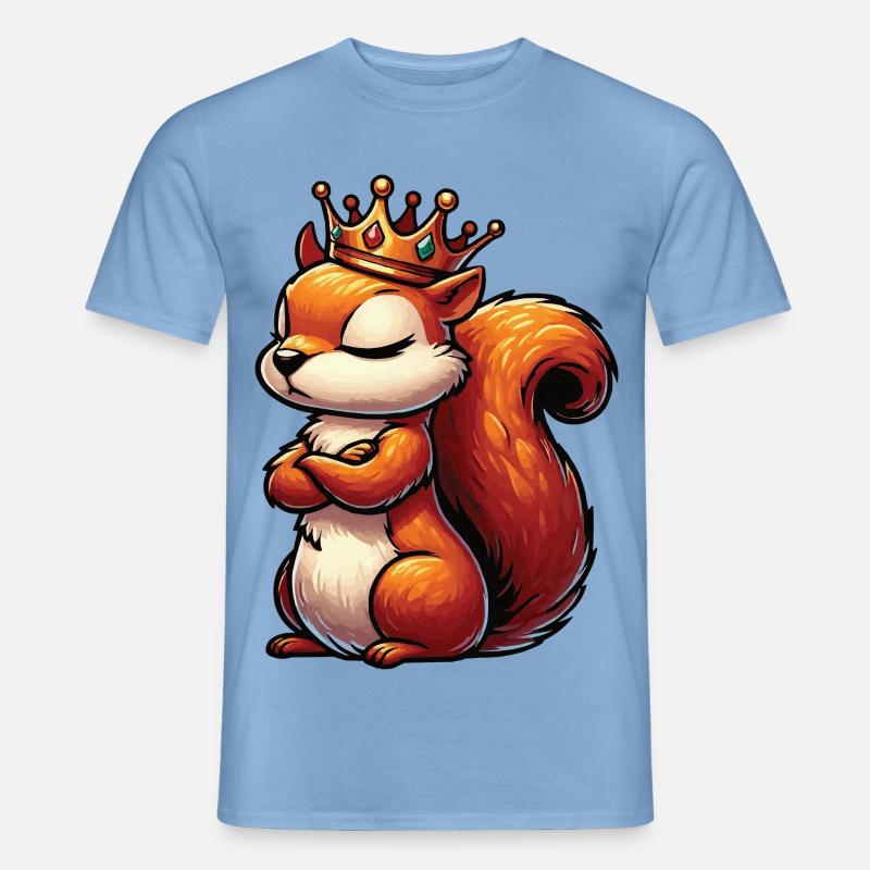 Eichhörnchen Eichhorn Eichhörnchenliebhaber Nager - Männer T-Shirt - Carolina Blue
