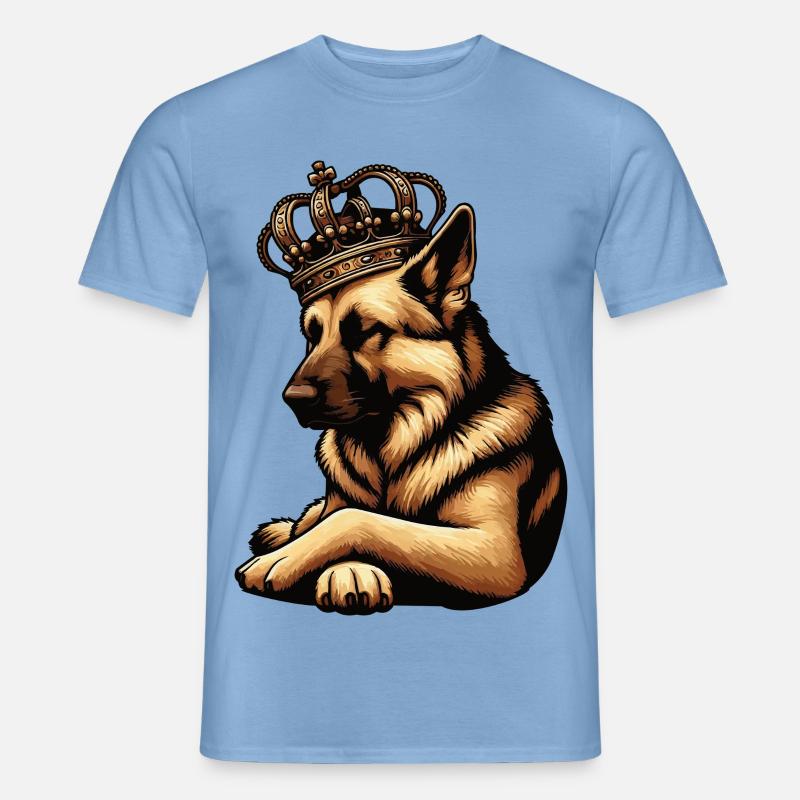 Deutscher Schäferhund Schäferhunde Schäferhunde - Männer T-Shirt - Carolina Blue