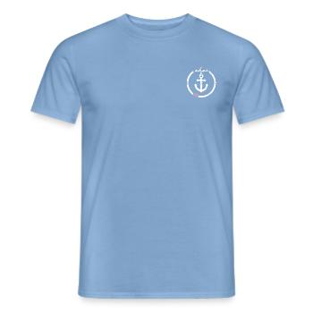 Ahoi - Männer T-Shirt - Carolina Blue - Vorne - AI Model Male 178 light (178cm)