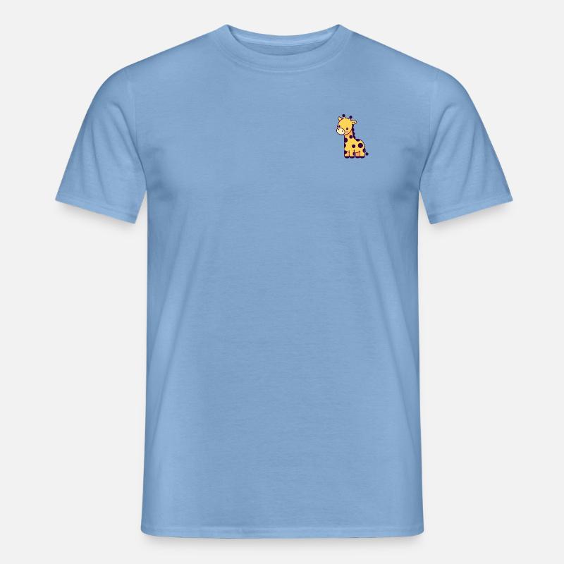 Giraffe - Männer T-Shirt - Carolina Blue