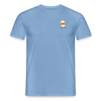 Entchen - Männer T-Shirt - Carolina Blue - Vorne - AI Model Male 178 light (178cm)