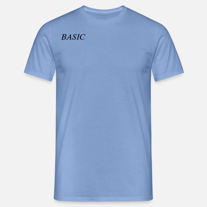 "Basic" - Männer T-Shirt - Carolina Blue