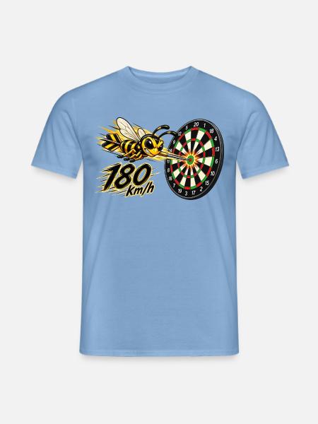 Wespe auf 180  - Männer T-Shirt - Carolina Blue