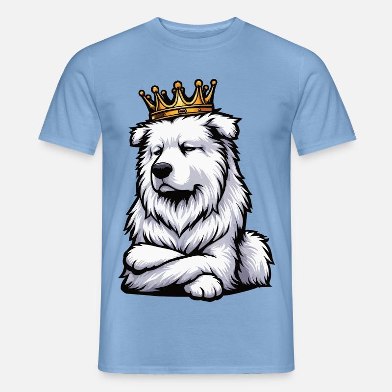 Weißer Schäferhund Schäferhund Schäferhunde - Männer T-Shirt - Carolina Blue