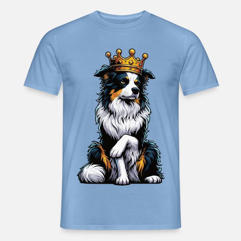 Australian Shepherd Aussie Aussiebesitzer Aussies - Männer T-Shirt - Carolina Blue