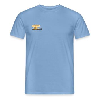 Verzaubertes Karussell Unisex Illustration - Männer T-Shirt - Carolina Blue - Vorne - AI Model Male 178 light (178cm)