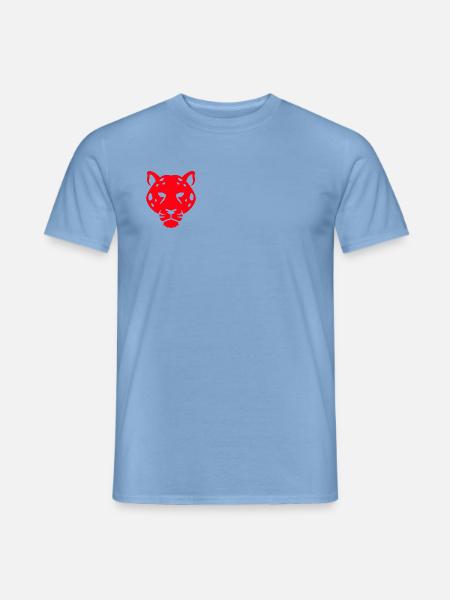 Panther Head Digitale Kunst - Männer T-Shirt - Carolina Blue