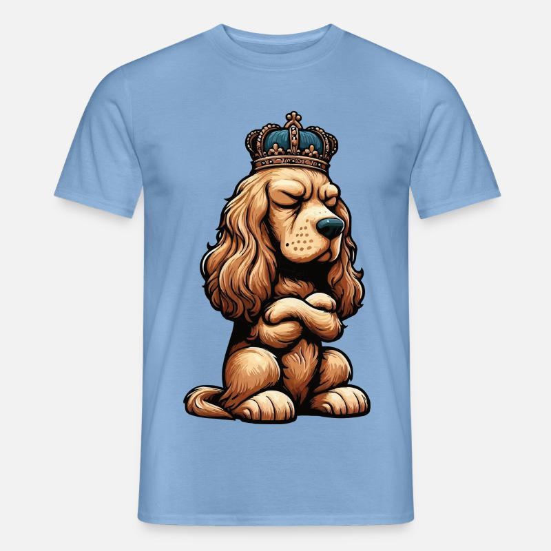 Cocker Spaniel Cockerhund Cocker Spaniel Besitzer - Männer T-Shirt - Carolina Blue
