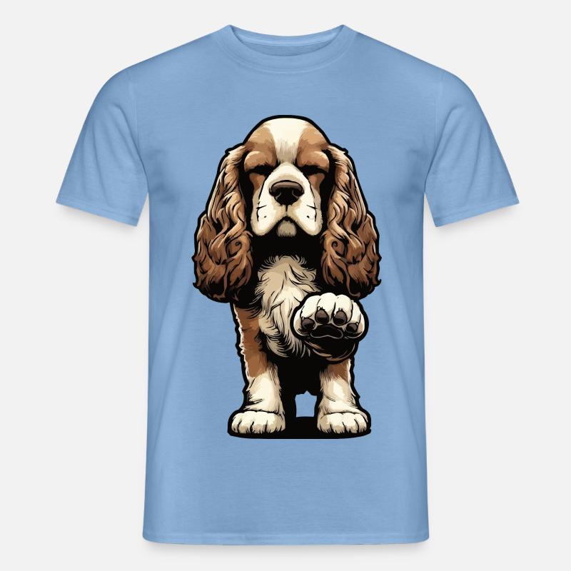 Cocker Spaniel Cockerhund Cocker Spaniel Besitzer - Männer T-Shirt - Carolina Blue