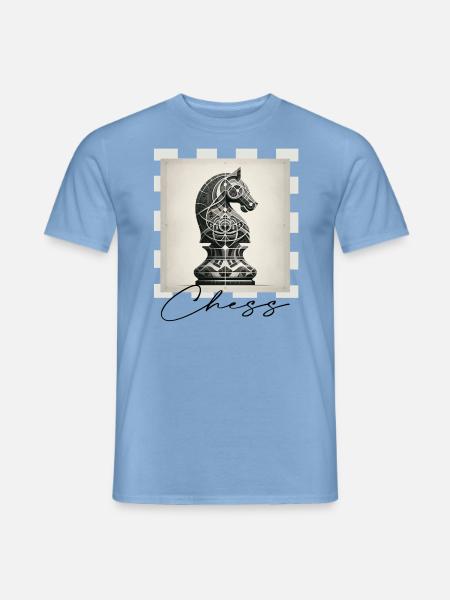 Chess - Männer T-Shirt - Carolina Blue