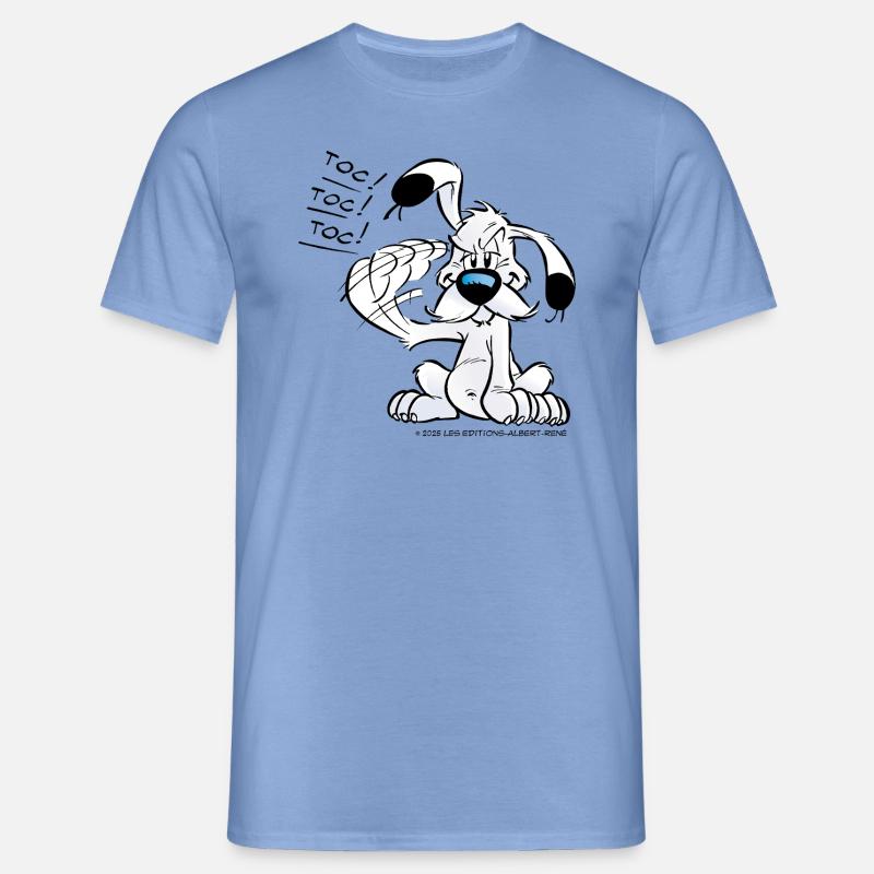 Asterix & Obelix Dogmatix Gesturing Toc - T-shirt herr - carolina blue