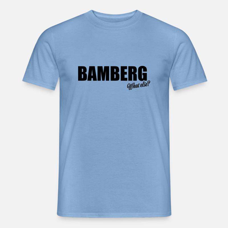 Bamberg what else - Männer T-Shirt - Carolina Blue