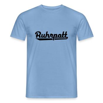 Ruhrpott - Männer T-Shirt - Carolina Blue - Vorne - AI Model Male 178 light (178cm)